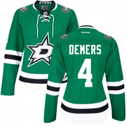 Jason Demers Dallas Stars Reebok Women's Authentic Home Jersey (Green)