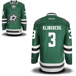 John Klingberg Dallas Stars Reebok Authentic Home Jersey (Green)