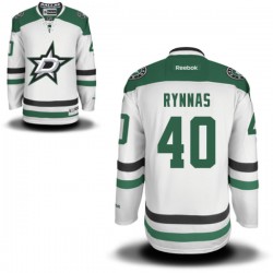 Jussi Rynnas Dallas Stars Reebok Authentic Away Jersey (White)