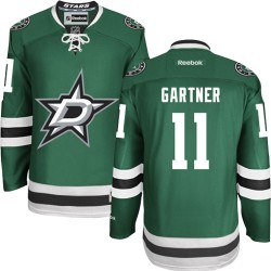 Mike Gartner Dallas Stars Reebok Authentic Home Jersey (Green)