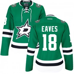 Patrick Eaves Dallas Stars Reebok Women's Authentic Home Jersey (Green)