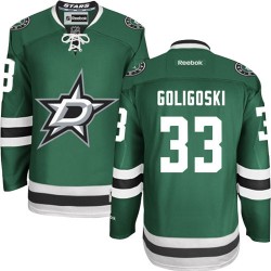 Alex Goligoski Dallas Stars Reebok Authentic Home Jersey (Green)