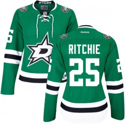 Brett Ritchie Dallas Stars Reebok Women's Authentic Home Jersey (Green)