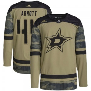 Jason Arnott Dallas Stars Adidas Authentic Military Appreciation Practice Jersey (Camo)