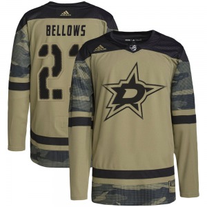 Brian Bellows Dallas Stars Adidas Authentic Military Appreciation Practice Jersey (Camo)