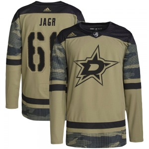 Jaromir Jagr Dallas Stars Adidas Authentic Military Appreciation Practice Jersey (Camo)