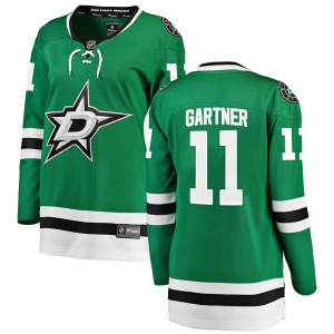 Mike Gartner Dallas Stars Fanatics Branded Women's Breakaway Home Jersey (Green)