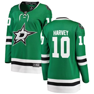 Todd Harvey Dallas Stars Fanatics Branded Women's Breakaway Home Jersey (Green)