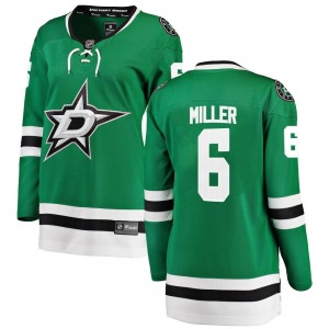 Colin Miller Dallas Stars Fanatics Branded Women's Breakaway Home Jersey (Green)