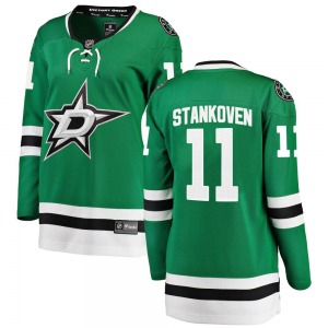 Logan Stankoven Dallas Stars Fanatics Branded Women's Breakaway Home Jersey (Green)