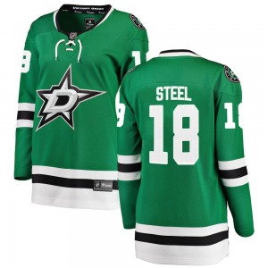 Sam Steel Dallas Stars Fanatics Branded Women's Breakaway Home Jersey (Green)