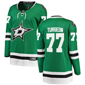 Pierre Turgeon Dallas Stars Fanatics Branded Women's Breakaway Home Jersey (Green)