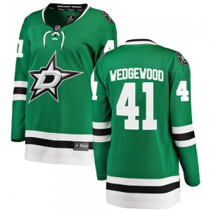 Scott Wedgewood Dallas Stars Fanatics Branded Women's Breakaway Home Jersey (Green)