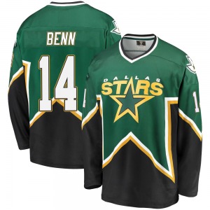 Jamie Benn Dallas Stars Fanatics Branded Premier Breakaway Kelly Heritage Jersey (Green/Black)