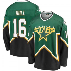 Brett Hull Dallas Stars Fanatics Branded Premier Breakaway Kelly Heritage Jersey (Green/Black)