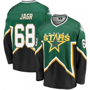 Jaromir Jagr Dallas Stars Fanatics Branded Premier Breakaway Kelly Heritage Jersey (Green/Black)