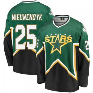 Joe Nieuwendyk Dallas Stars Fanatics Branded Premier Breakaway Kelly Heritage Jersey (Green/Black)