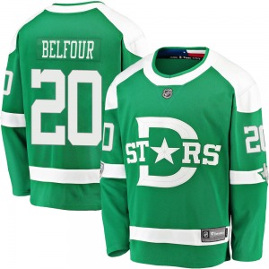 Ed Belfour Dallas Stars Fanatics Branded Breakaway 2020 Winter Classic Jersey (Green)