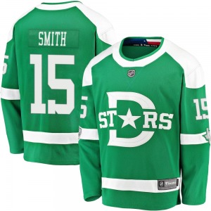 Craig Smith Dallas Stars Fanatics Branded Breakaway 2020 Winter Classic Player Jersey (Green)
