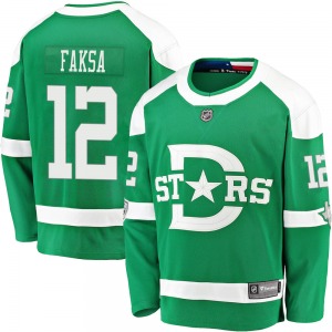 Radek Faksa Dallas Stars Fanatics Branded Breakaway 2020 Winter Classic Jersey (Green)
