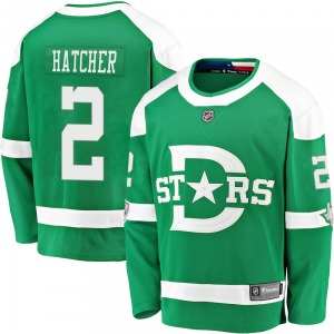 Derian Hatcher Dallas Stars Fanatics Branded Breakaway 2020 Winter Classic Jersey (Green)