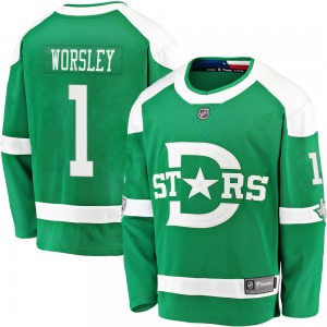 Gump Worsley Dallas Stars Fanatics Branded Breakaway 2020 Winter Classic Jersey (Green)