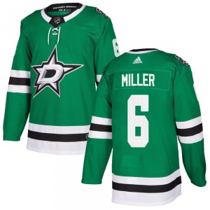 Colin Miller Dallas Stars Adidas Youth Authentic Home Jersey (Green)