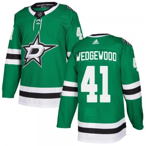 Scott Wedgewood Dallas Stars Adidas Youth Authentic Home Jersey (Green)