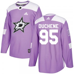 Matt Duchene Dallas Stars Adidas Authentic Fights Cancer Practice Jersey (Purple)