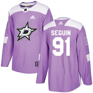 Tyler Seguin Dallas Stars Adidas Authentic Fights Cancer Practice Jersey (Purple)