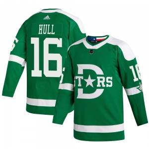 Brett Hull Dallas Stars Adidas Authentic 2020 Winter Classic Jersey (Green)
