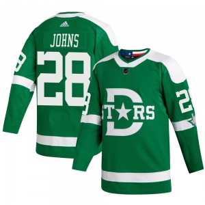 Stephen Johns Dallas Stars Adidas Authentic 2020 Winter Classic Jersey (Green)