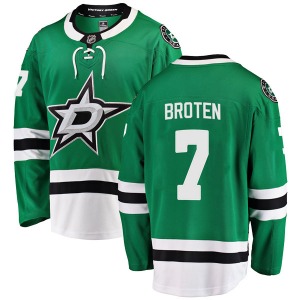 Neal Broten Dallas Stars Fanatics Branded Breakaway Home Jersey (Green)