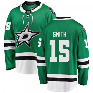 Craig Smith Dallas Stars Fanatics Branded Breakaway Home Jersey (Green)