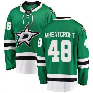 Chase Wheatcroft Dallas Stars Fanatics Branded Breakaway Home Jersey (Green)