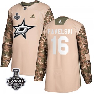 Joe Pavelski Dallas Stars Adidas Youth Authentic Veterans Day Practice 2020 Stanley Cup Final Bound Jersey (Camo)
