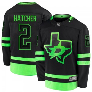 Derian Hatcher Dallas Stars Fanatics Branded Youth Premier Breakaway 2020/21 Alternate Jersey (Black)