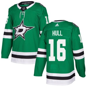 Brett Hull Dallas Stars Adidas Authentic Home Jersey (Green)