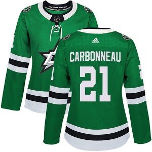 Guy Carbonneau Dallas Stars Adidas Women's Authentic Home Jersey (Green)