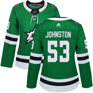 Wyatt Johnston Dallas Stars Adidas Women's Authentic Home Jersey (Green)