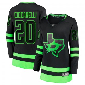 Dino Ciccarelli Dallas Stars Fanatics Branded Women's Premier Breakaway 2020/21 Alternate Jersey (Black)