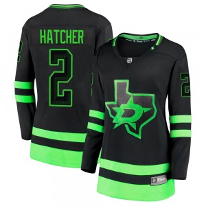 Derian Hatcher Dallas Stars Fanatics Branded Women's Premier Breakaway 2020/21 Alternate Jersey (Black)
