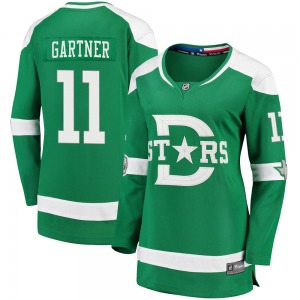 Mike Gartner Dallas Stars Fanatics Branded Women's Breakaway 2020 Winter Classic Jersey (Green)