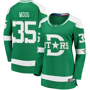 Andy Moog Dallas Stars Fanatics Branded Women's Breakaway 2020 Winter Classic Jersey (Green)