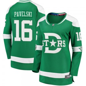 Joe Pavelski Dallas Stars Fanatics Branded Women's Breakaway 2020 Winter Classic Jersey (Green)