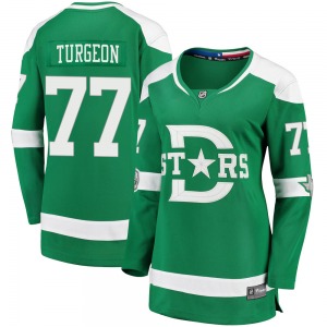 Pierre Turgeon Dallas Stars Fanatics Branded Women's Breakaway 2020 Winter Classic Jersey (Green)