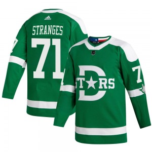 Antonio Stranges Dallas Stars Adidas Youth Authentic 2020 Winter Classic Player Jersey (Green)