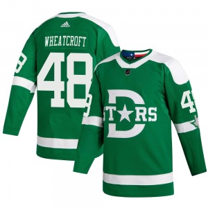 Chase Wheatcroft Dallas Stars Adidas Youth Authentic 2020 Winter Classic Player Jersey (Green)