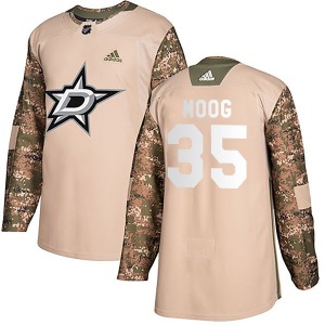 Andy Moog Dallas Stars Adidas Youth Authentic Veterans Day Practice Jersey (Camo)