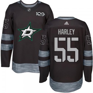 Thomas Harley Dallas Stars Youth Authentic 1917-2017 100th Anniversary Jersey (Black)